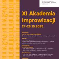 Plakat do wydarzenia zawierający skrócone dane ze strony internetowej