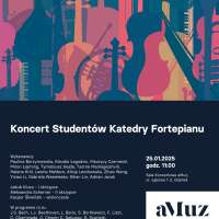 Plakat wydarzenia Koncert studentów Katedry Fortepianu 