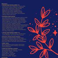 Plakat do wydarzenia zawierający skrócone dane ze strony internetowej