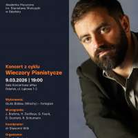 Plakat do wydarzenia zawierający skrócone dane ze strony internetowej