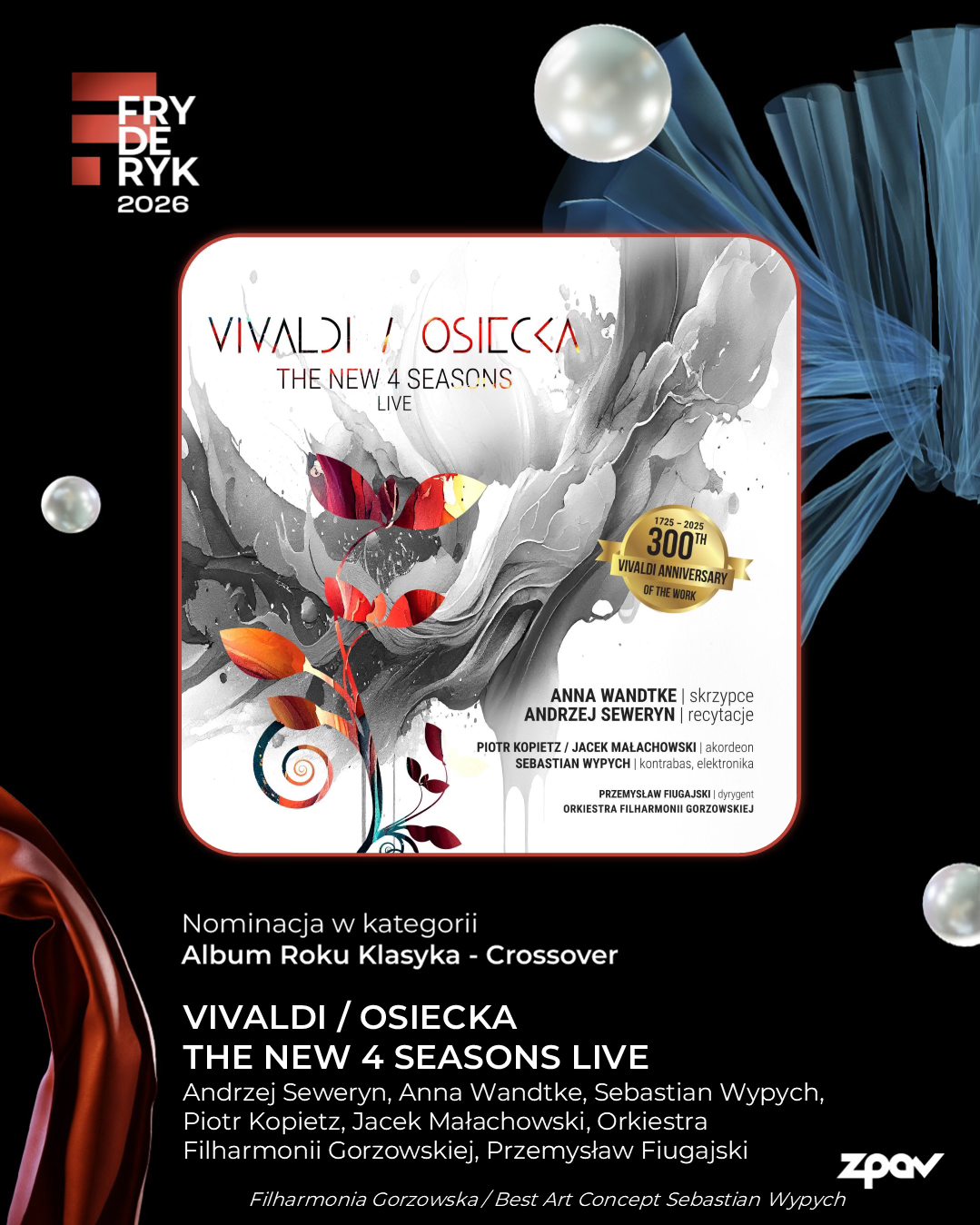 Okładka płyty VIVALDI / OSIECKA &ndash; THE NEW 4 SEASONS LIVE