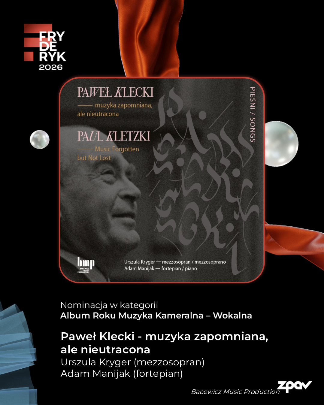 Okładka albumy "Muzyka zapomniana, ale nie utracona"