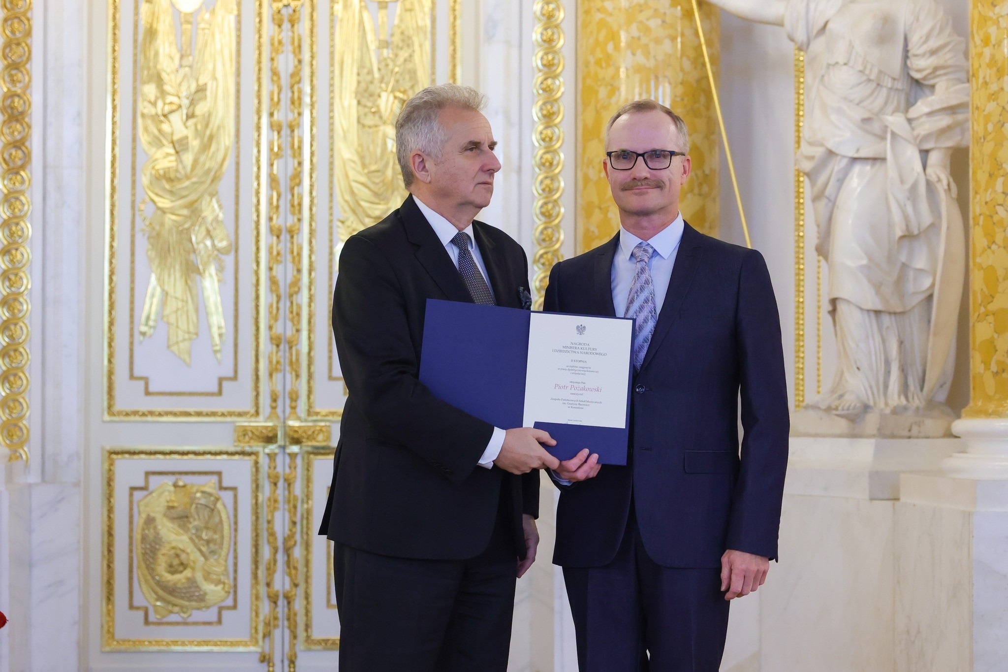 Zdjęcie Piotra Pożakowskiego z&nbsp;Ministrem